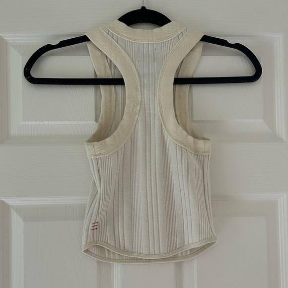 UO Ribbed Cream Tank - Picture 2 of 3